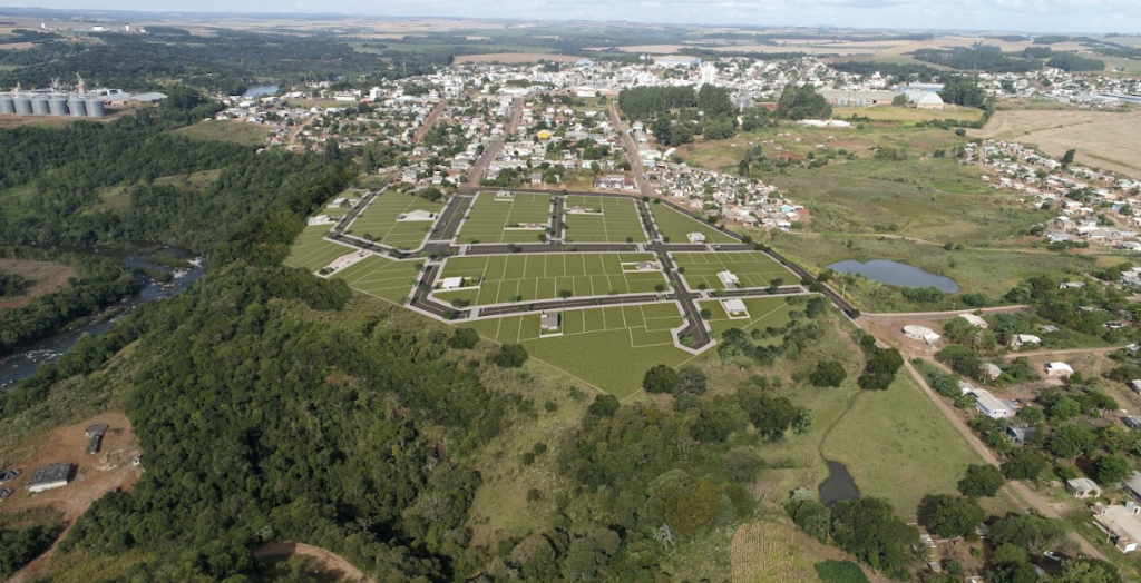 Posição do Loteamento Bela Vista em Abelardo Luz 